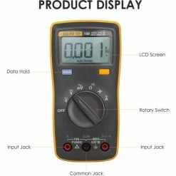 FLUKE 6000 Counts Mini Handheld Multimeter Digitalmultimeter Handheld Voltmeter Tragbares Amperemeter Spannungsmesser Universalmeter Messung Von AC/DC Spannung AC/DC Strom Widerstand Kapazität Kontinuität,Orange 2 FLUKE 6000 Counts Mini Handheld Multimeter Digitalmultimeter Handheld Voltmeter Tragbares Amperemeter Spannungsmesser Universalmeter Messung Von AC/DC Spannung AC/DC Strom Widerstand Kapazität Kontinuität,Orange -FLUKE Shop 36575708 3