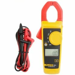FLUKE F302+ Handmesszange LCD-Display Digitales Zangenmultimeter Zangentyp Universalmesser Amperemeter AC/DC-Spannungsmesser 400A AC-Strom 600V DC/AC-Spannungs-Zangenmesser,Orange