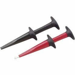 Fluke AC280 Sicherheits-Abgreifklemmen-Set Buchse 4 Mm CAT IV 600 V, CAT III 1000 V Rot, Schwarz