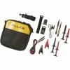 Fluke TLK289 Sicherheits-Messleitungs-Set [Abgreifklemmen, Stecker 4 Mm, Prüfspitze - Stecker 4 Mm]