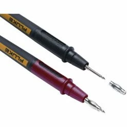 Fluke TL175E Sicherheits-Messleitungs-Set [Lamellenstecker 4 Mm - Prüfspitze] 1.20 M Schwarz, Rot 1